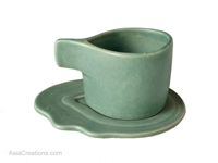 Ceramic Designer Coffee Cup CRMA-101 Asia Green