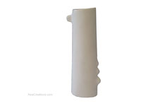  designer ceramics - wide shark fin vase - CRMA-114 