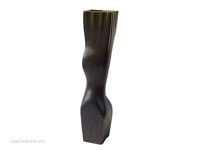  designer ceramics - large profile vase - CRMA-118 black 