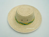 HATU-B101 - Bamboo Sun Hats: Unisex bamboo hat with colored bamboo ribbon, wholesale directly from Thailand, manufacturer exporter