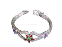 Ethnic Lanna silver bracelet