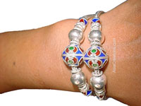 Ethnic Lanna silver bracelet