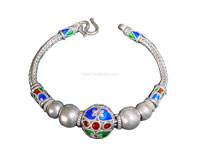 Ethnic Lanna silver bracelet