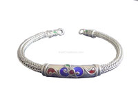 Ethnic Lanna silver bracelet