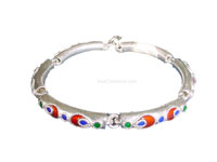 Ethnic Lanna silver bracelet