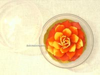 Carved soap flower in plastic container SOAPFL-CP10, manufacturer, exporter, wholesale supplier directly from Thailand