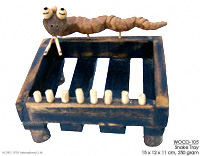 WOCO-105 - Snake Tray - innovative wholesale wood, coconut, manufacturer exports JediCreations
