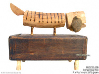 WOCO-108 - Long Dog Box - innovative wholesale wood, coconut, manufacturer exports JediCreations