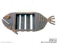 WOCO-115 - Big Fish Tray - innovative wholesale wood, coconut, manufacturer exports JediCreations