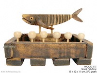 WOCO-117 - Small Fish Tray - innovative wholesale wood, coconut, manufacturer exports JediCreations