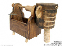 WOCO-118 - Cave Man Box - innovative wholesale wood, coconut, manufacturer exports JediCreations
