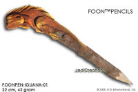 FOONTWIP-Iguana wholesale twig pencil; manufacturer Thailand, exporter