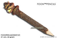 FOONTWIP-Monkey wholesale twig pencils; manufacturer Thailand, exporter