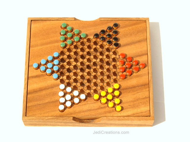 Wooden Board Games: Wholesale Chinese Checkers (small), manufacturer exports directly from Thailand - CHINESE-CHECKERS-S