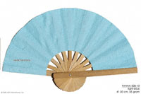 Light blue solid colors wholesale hand fans, manufacturer wholesale, Thailand direct.