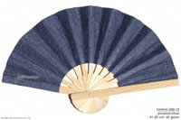 Prussian blue solid colors wholesale hand fans, manufacturer wholesale, Thailand direct.