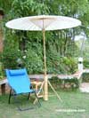 PPARASA-501-200 White: Wholesale Oiled Garden Umbrellas, Manufacturer Thailand