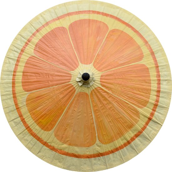 Bamboo Umbrella - Orange fruit