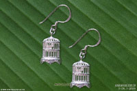 LANNASIL-ER110 Silver Earrings; handmade in Thailand
