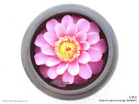Pink Lotus soap flower