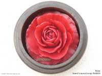Red Rose soap flowers