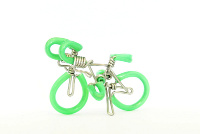 Wholesale Mini Wire Art Road Racing Bikes - Green